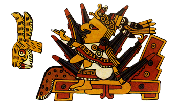 Rabbit Tonalli symbol celebrating the new year