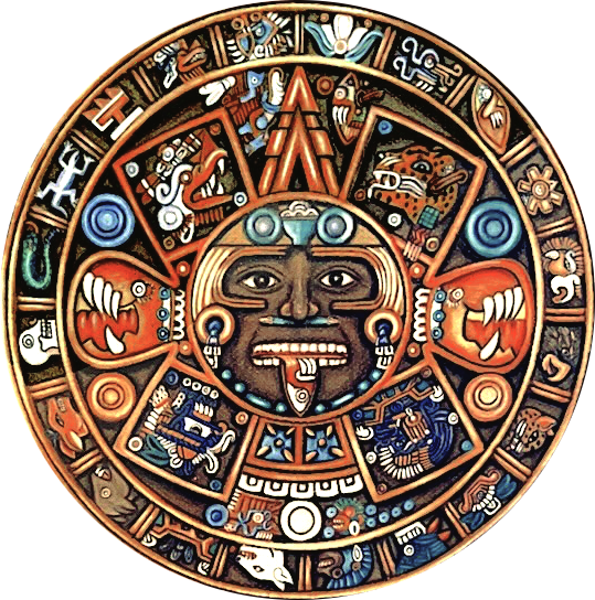 Aztek Calendar Diagram